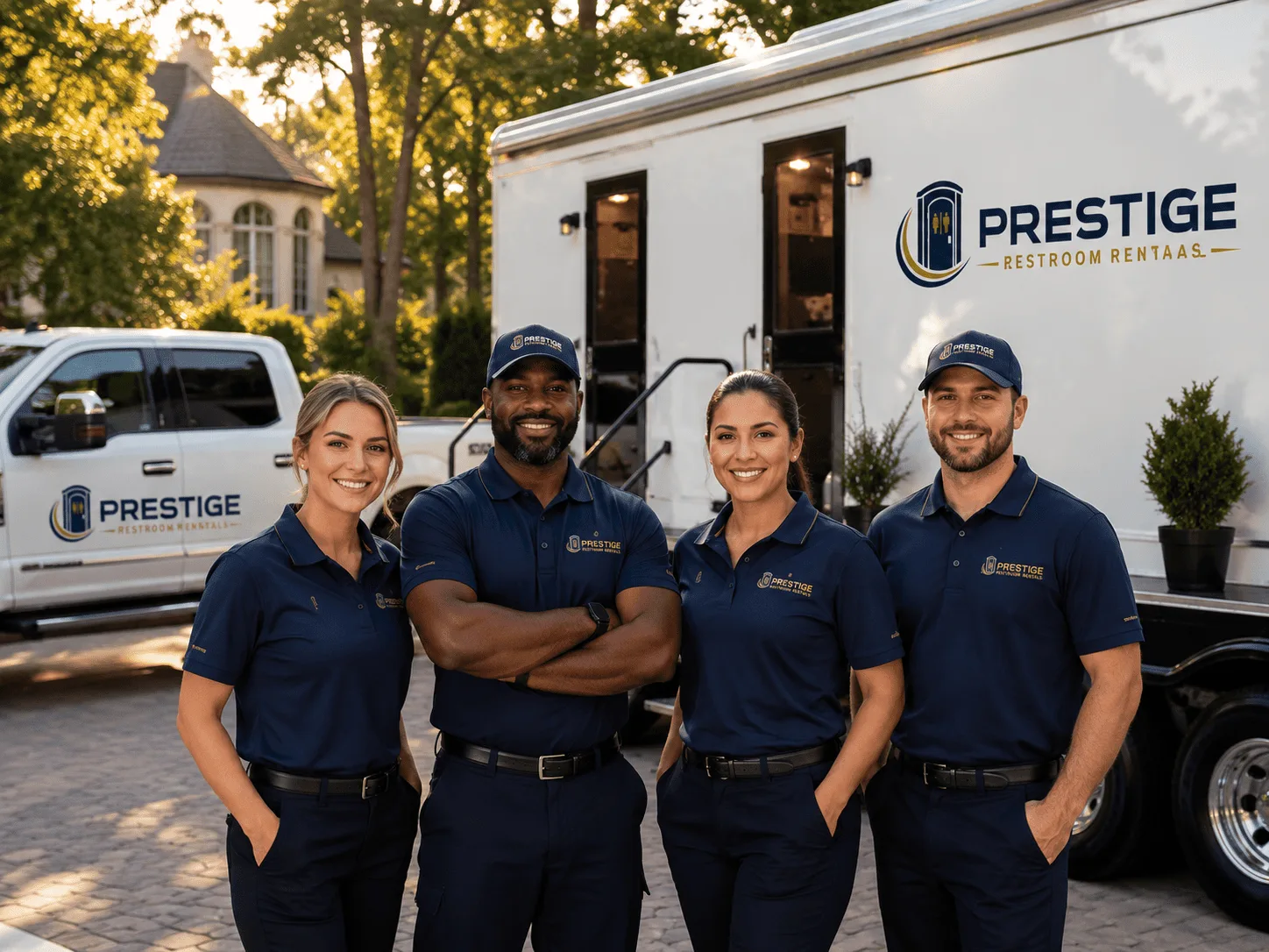 Trusted Luxury Portable Restrooms company in Tappen, ND